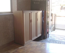 玄関リフォーム前